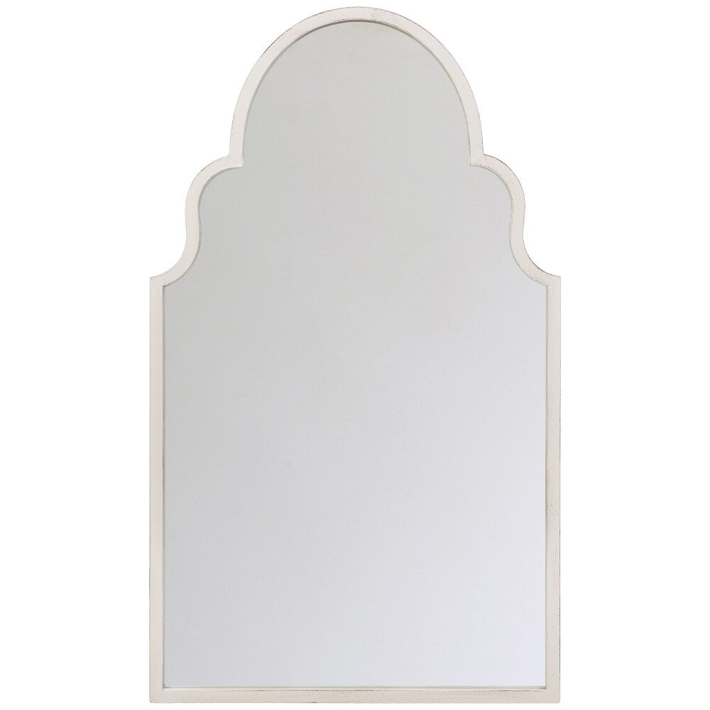 Зеркало-арка настенное белое &quot;Эва&quot;