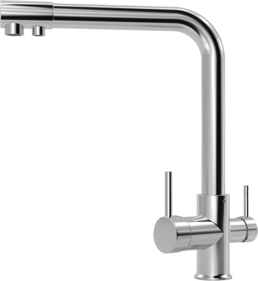 Смеситель для кухни с изливом для фильтрованной воды хром Mega Life MG-TK05 - изображение 9