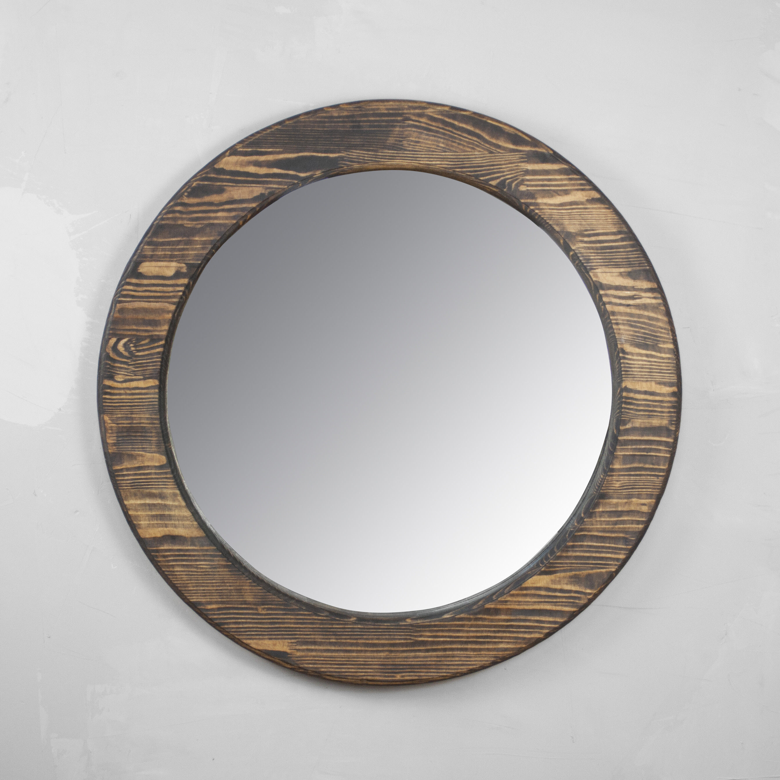Зеркало настенное круглое венге Round 70