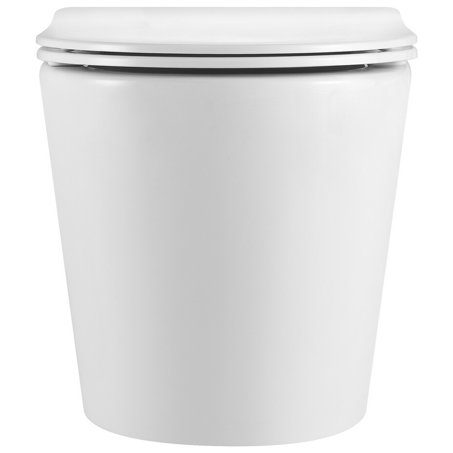 Унитаз подвесной безободковый фарфоровый белый Triton Verso Pro VO-0832 Щ0000057971 - изображение 6