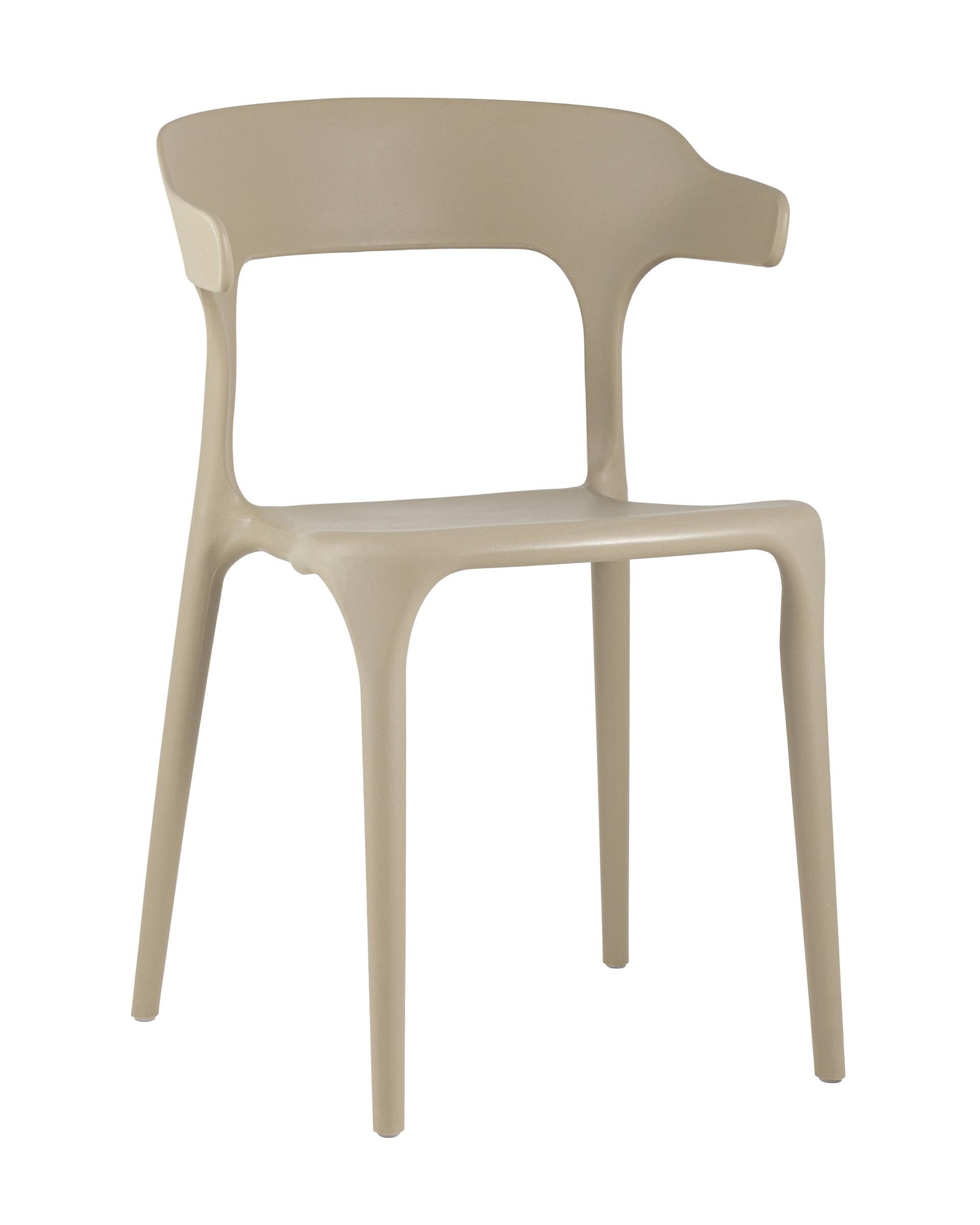 Кухонный стул пластиковый бежевый Neo NEW