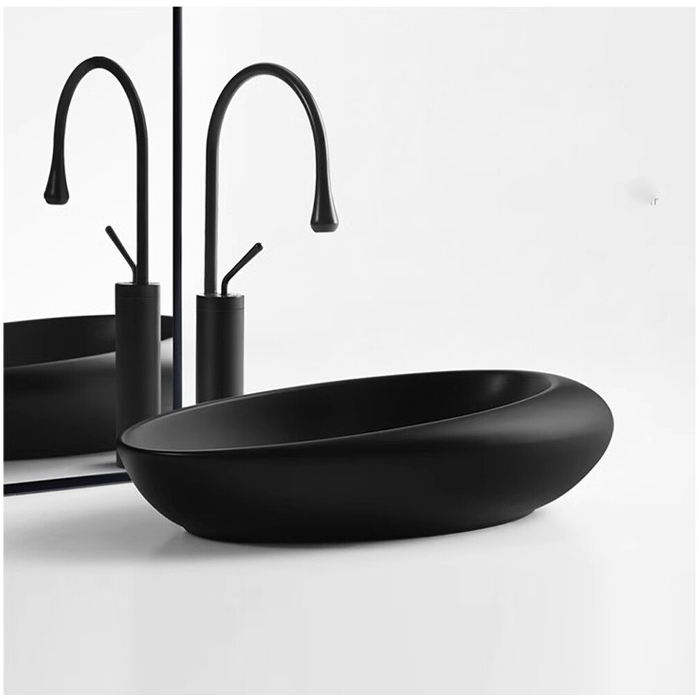 Смеситель для раковины однорычажный черный Boch Mann Tropfen B XL BM9634 - изображение 10