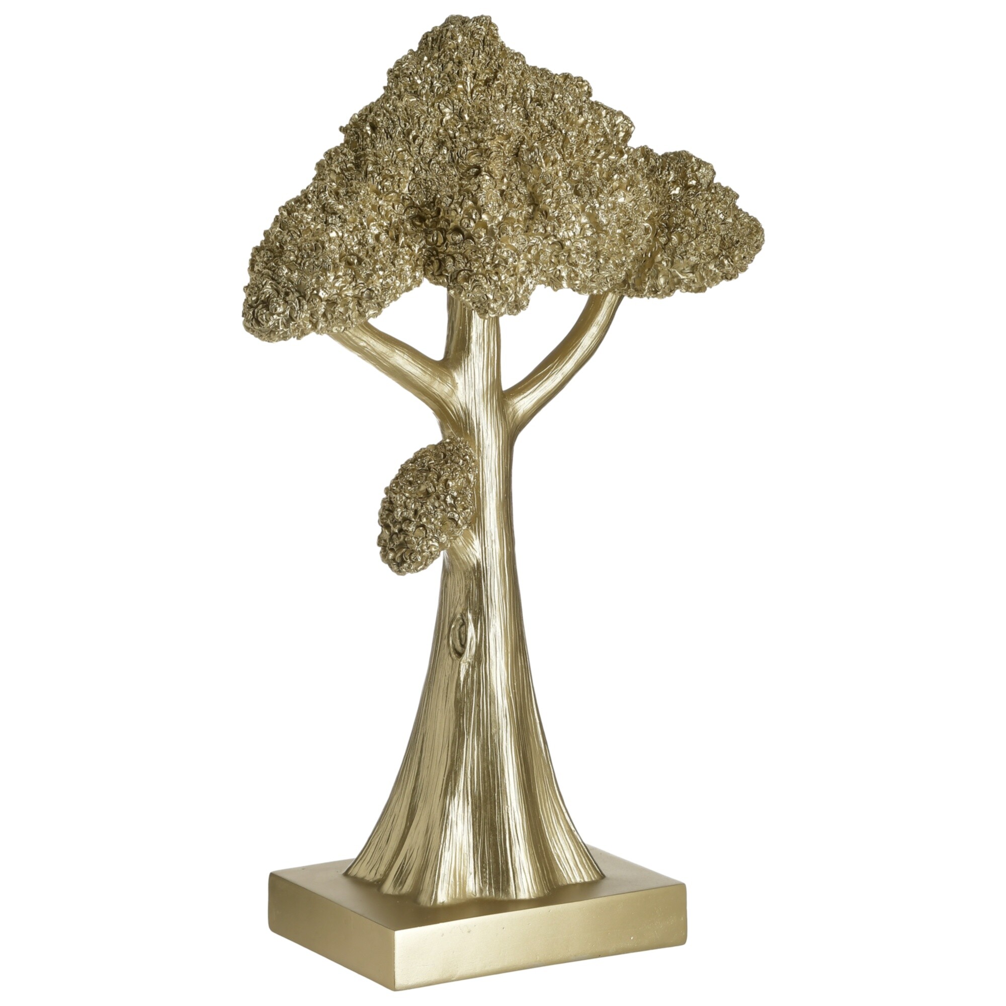 Статуэтка декоративная 30х17 см золотая Tree