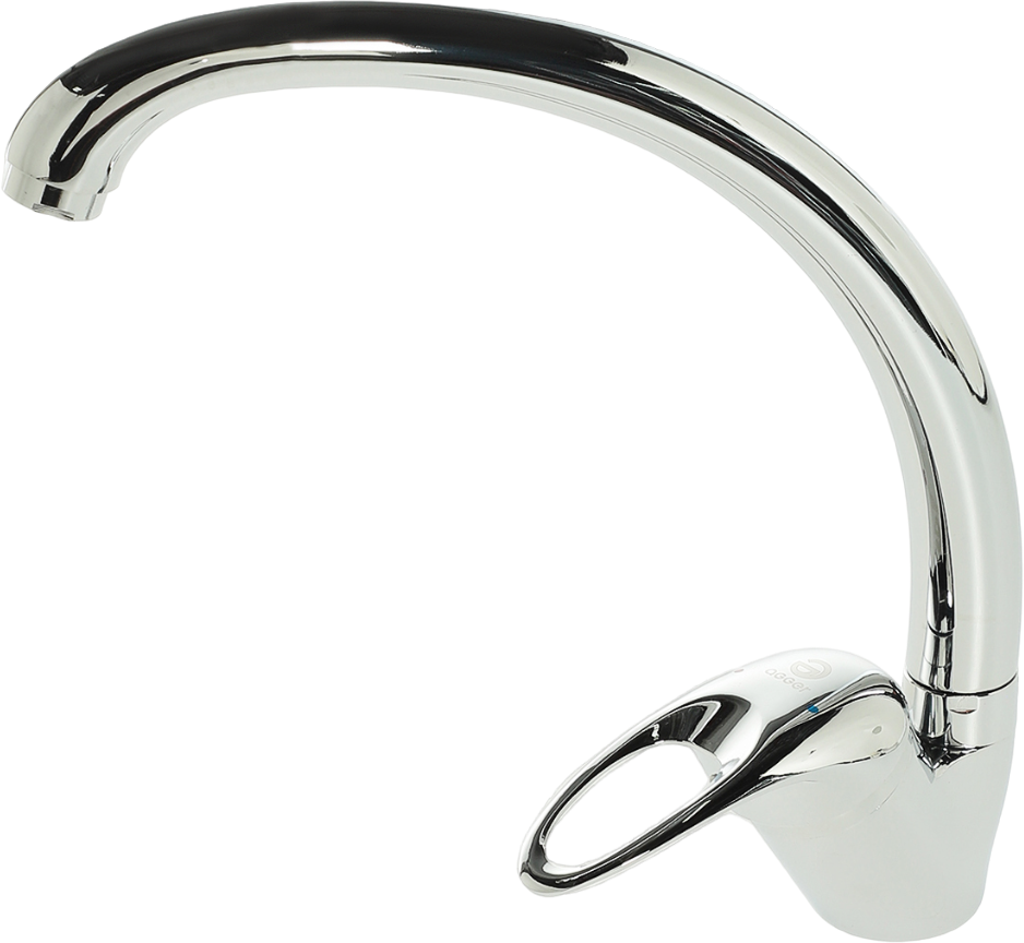 Смеситель для кухни однорычажный хром Domaci "Равенна" D0600200 - изображение 9