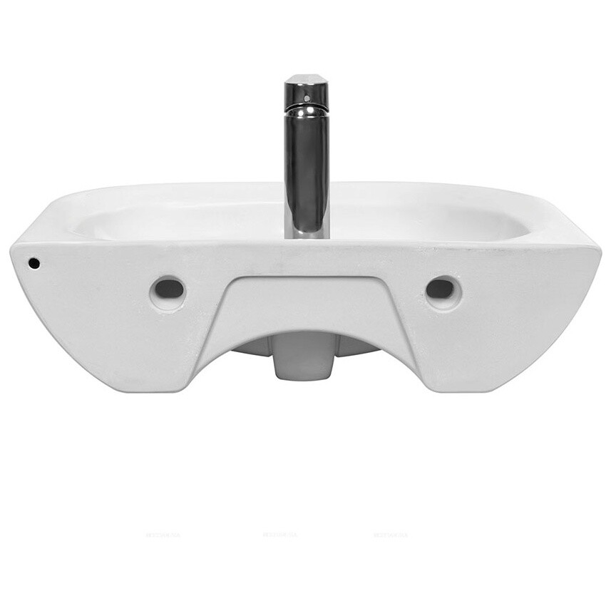 Раковина подвесная 55х42 см белая Roca Access ZRU9307609 - изображение 5