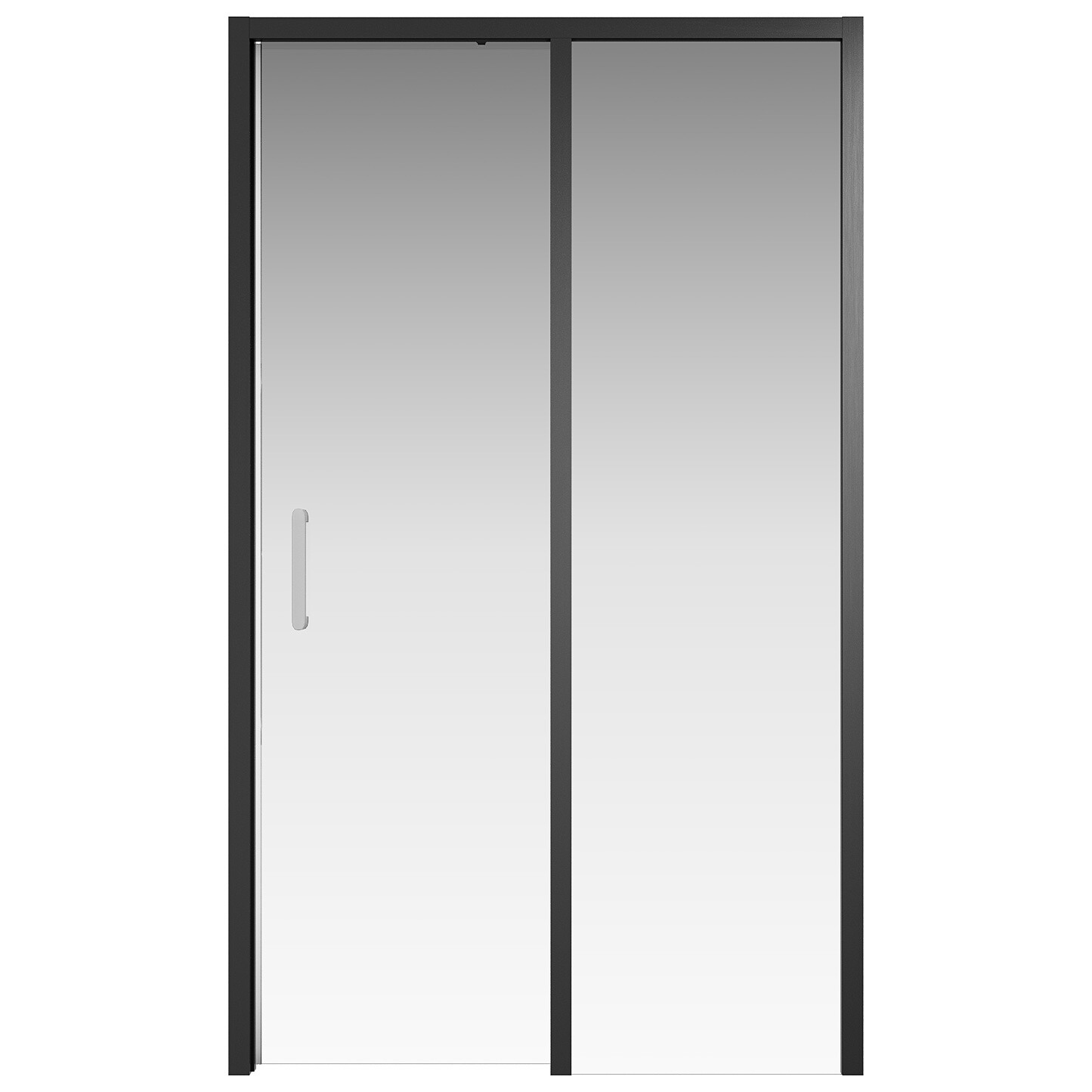 Душевой уголок прямоугольный 120х80 см черный Creto Nota 122-WTW-120-C-B-6, 122-SP-800-C-B-6
