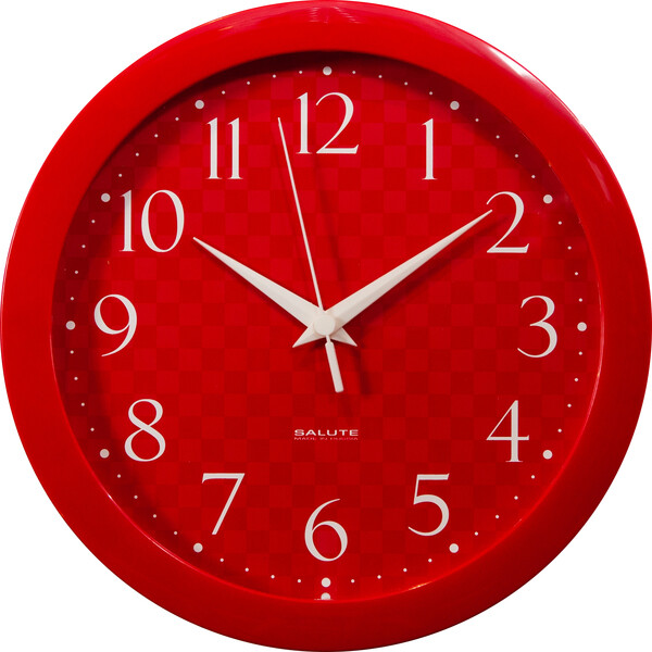 Часы настенные красные П-Б1-441