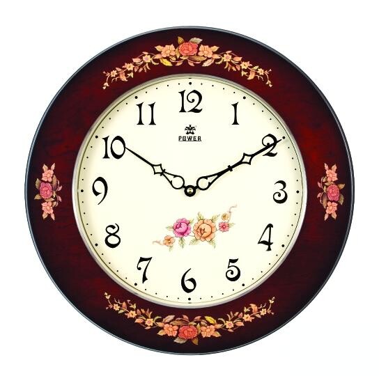Часы настенные коричневые PW1850JKS1