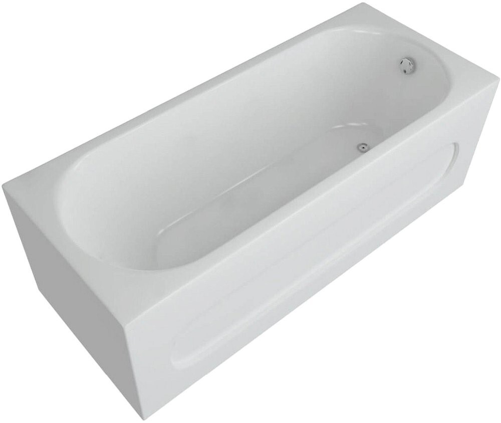 Ванна акриловая прямоугольная 70х170 см белый Aquatek "Оберон" OBR160-0000049 - изображение 4