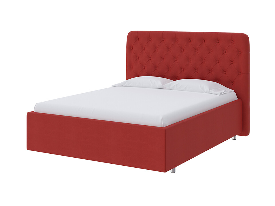 Кровать односпальная 80х200 см красная Classic Large