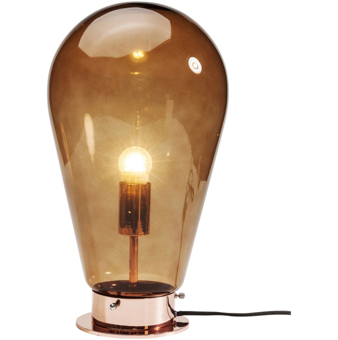 Лампа настольная Bulb Коричневая 39835