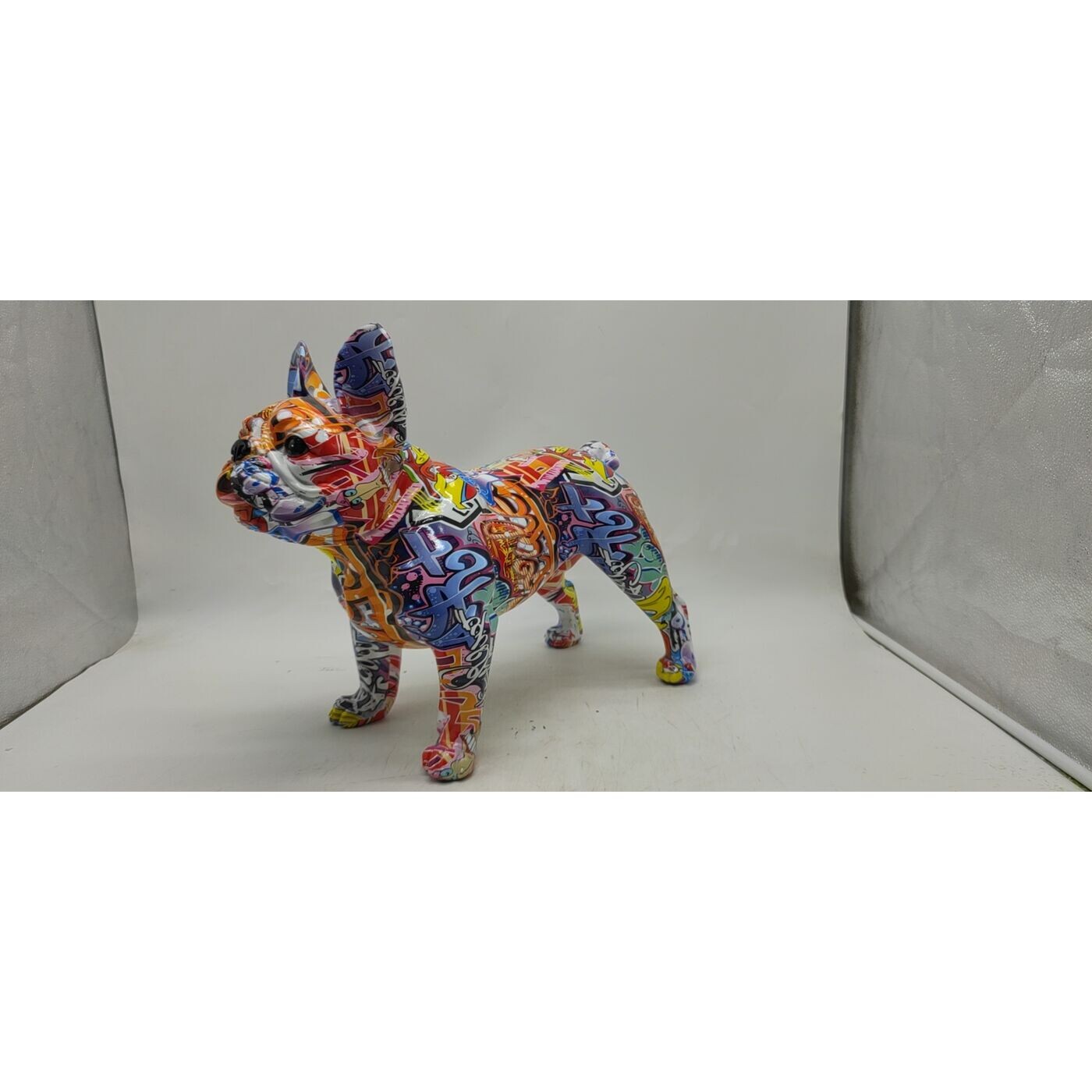 Статуэтка декоративная голубая Bulldog
