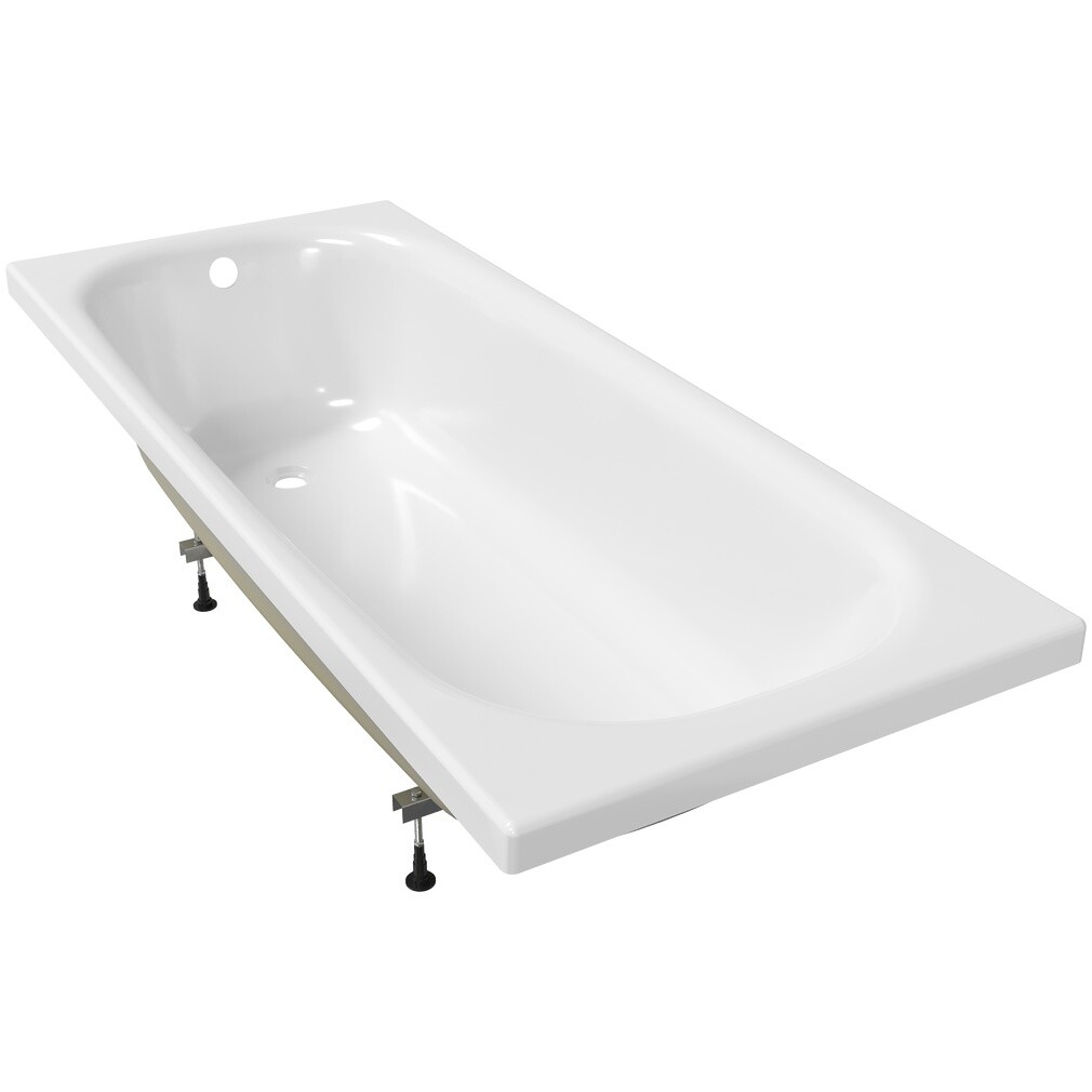 Ванна акриловая 170x70 см белая Diwo "Анапа" Щ0000055220, Щ0000048583 - изображение 16