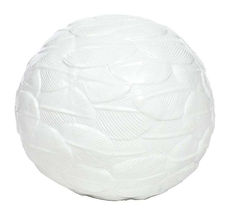Шар декоративный белый White Big