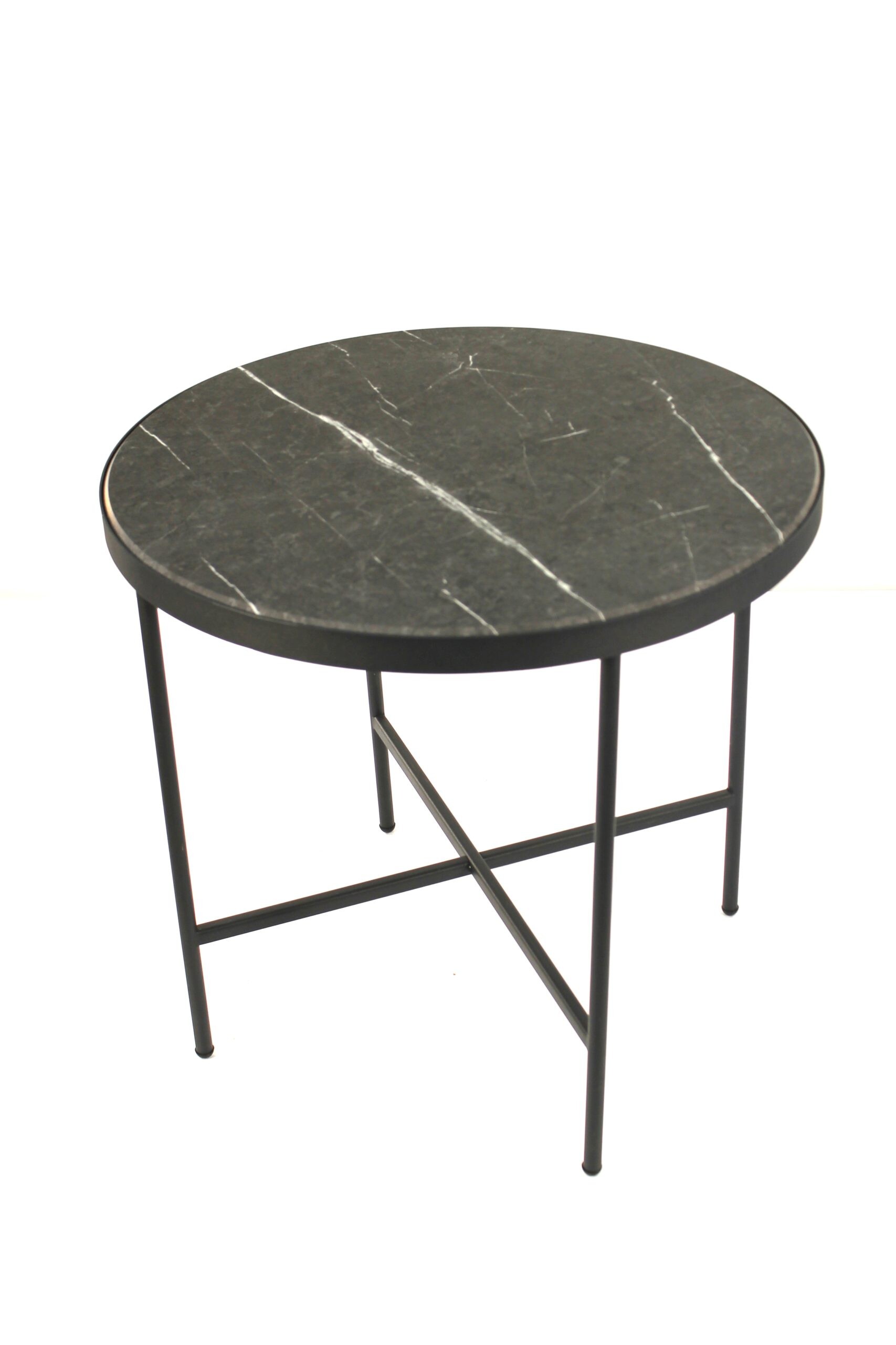 Кофейный столик на металлических ножках черный М011.2А59