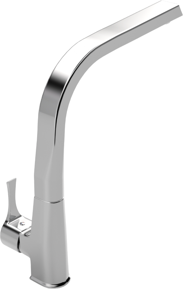 Смеситель для кухни хром Mega MG-SUN03 - изображение 9