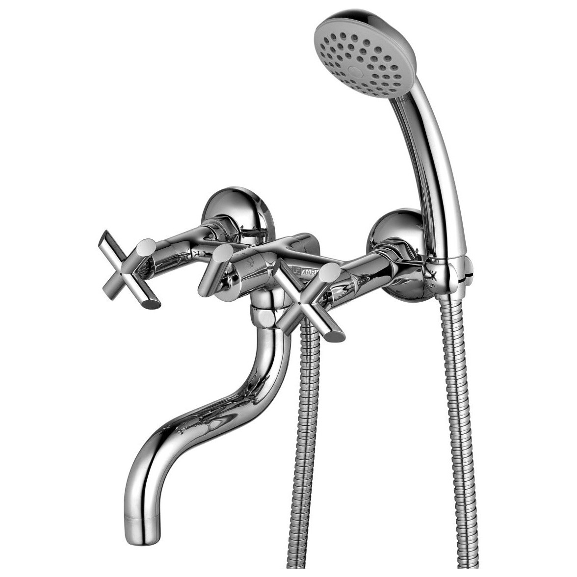 Смеситель для ванны хром Lemark Practica LM7512C
