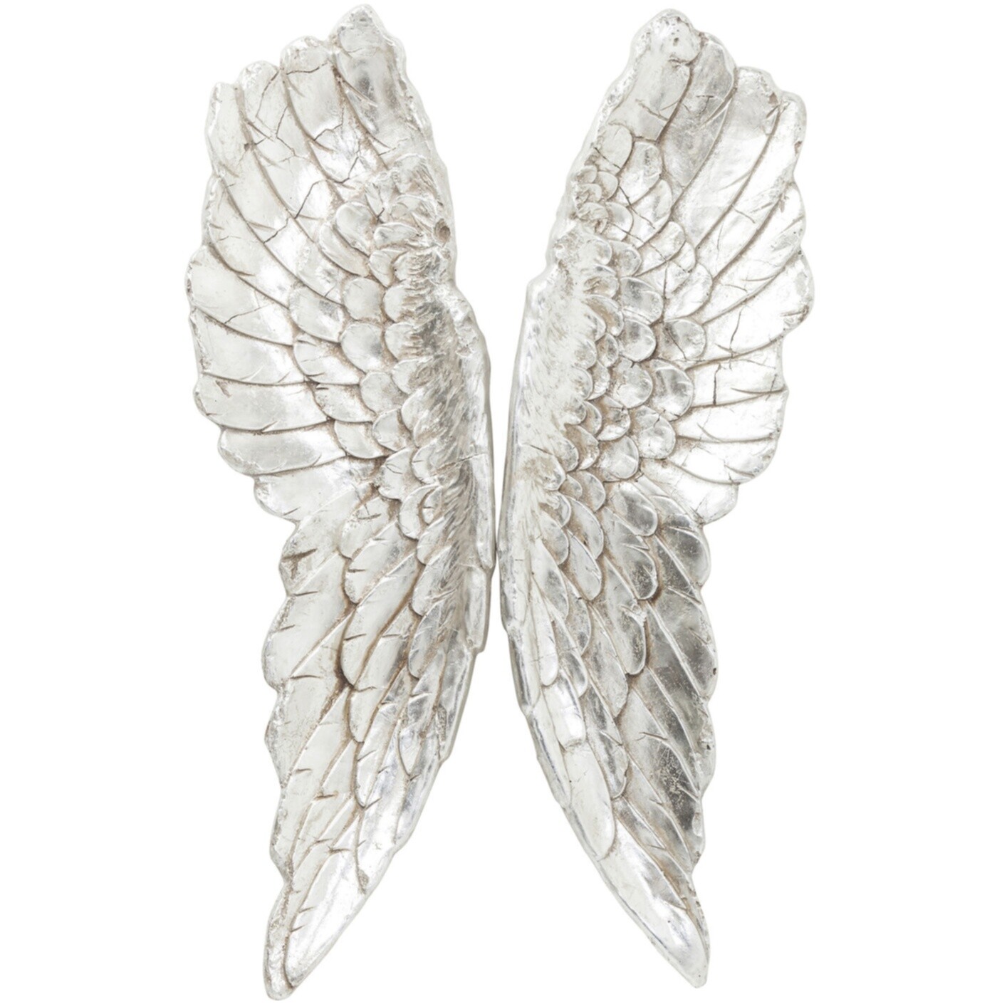 Украшение настенное серебро Angels Wings