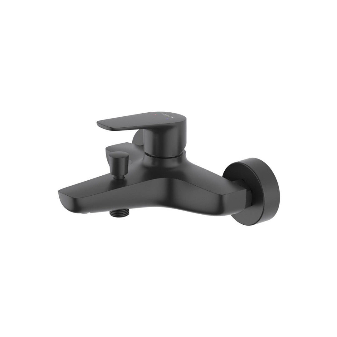 Смеситель для ванны однорычажный черный Aquatek &quot;Бетта&quot; AQ1140MB