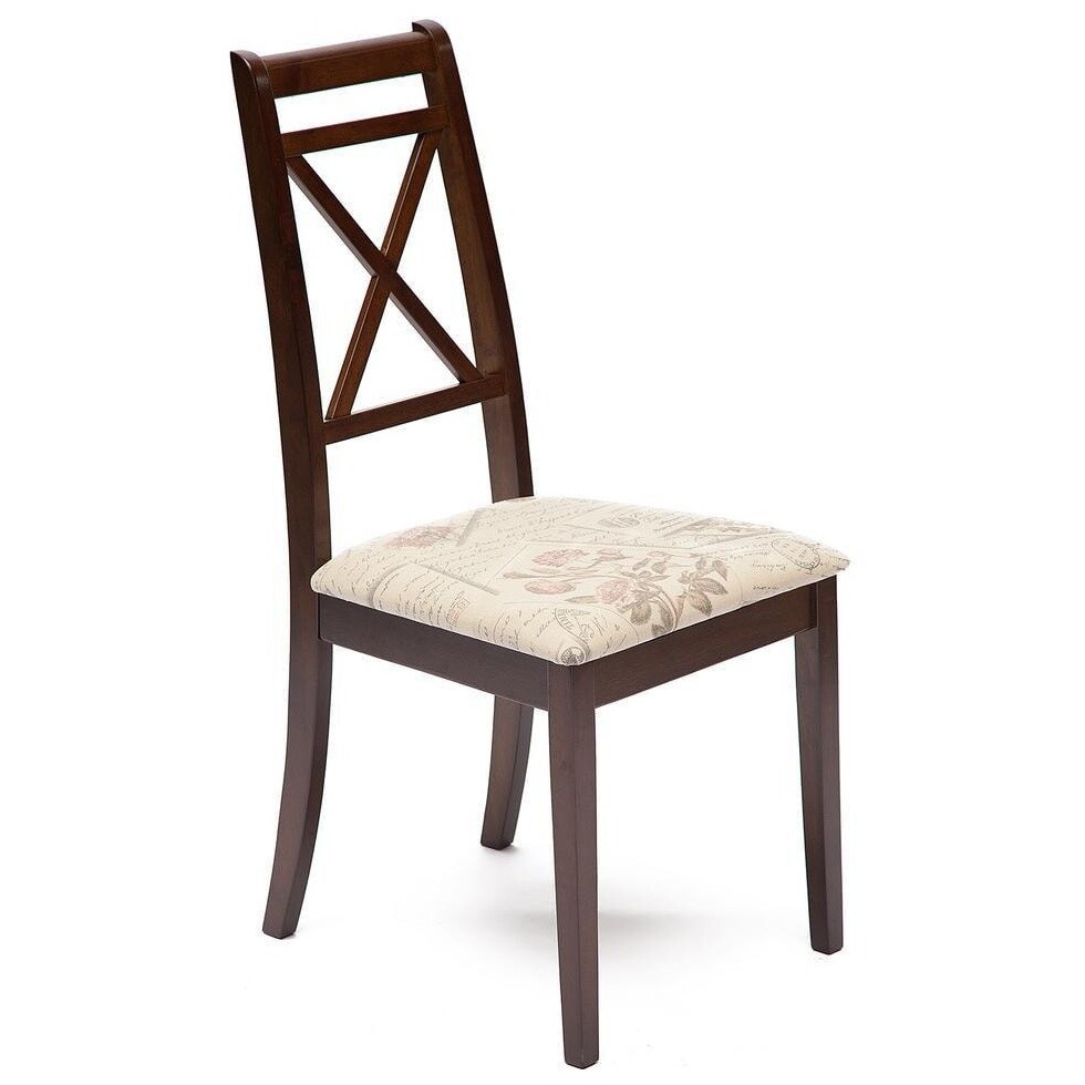 Стул деревянный с мягким сиденьем коричневый, бежевый Picasso Maf Brown