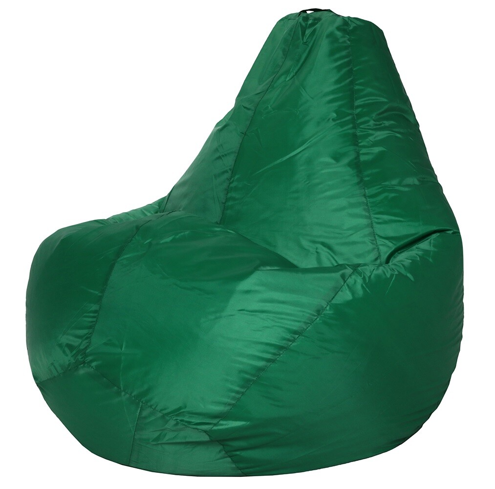 Кресло-мешок 2XL 135х95х95 см оксфорд зеленое &quot;Груша&quot;