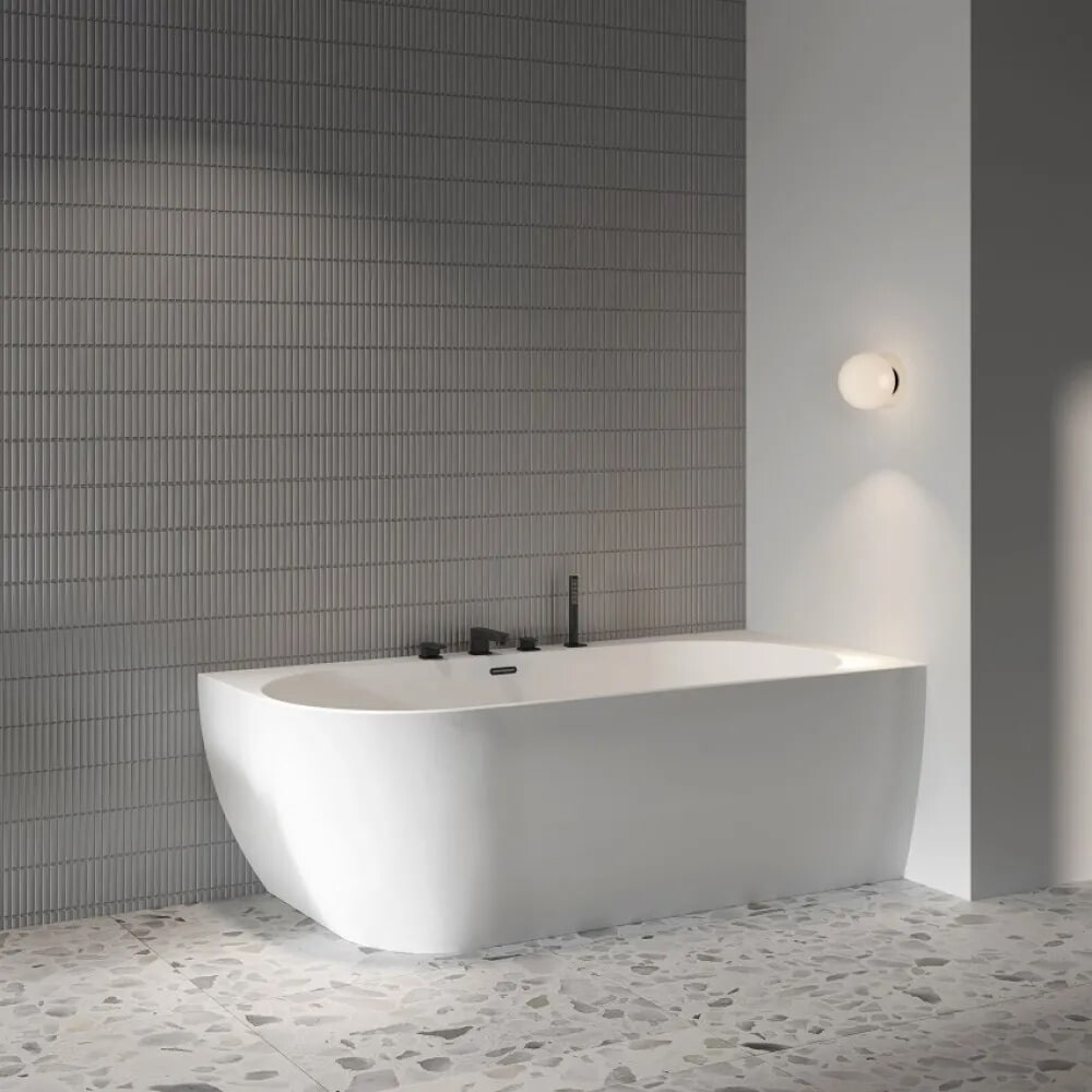 Смеситель для ванны врезной каскадный черный Ravak Chrome CR 025.20BL X070445 - изображение 5