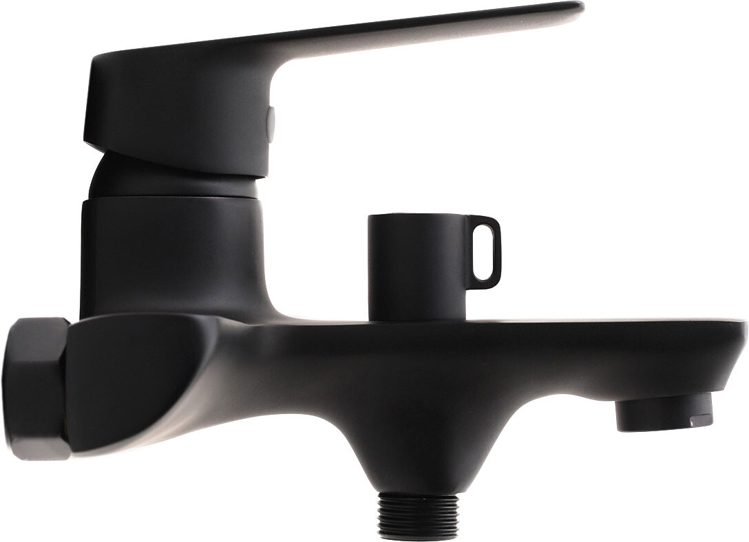 Смеситель для ванны черный Stworki "Берген" BER-02b - изображение 6