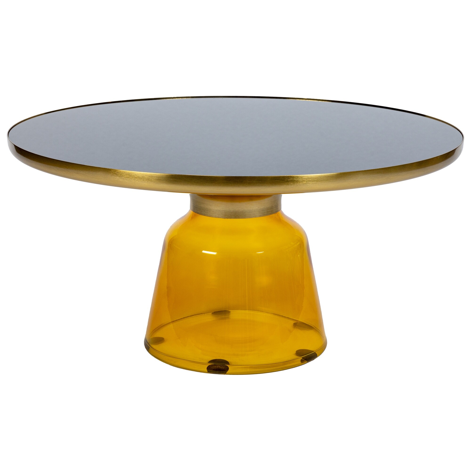 Журнальный столик круглый желтый Amber L MH07-M504-33