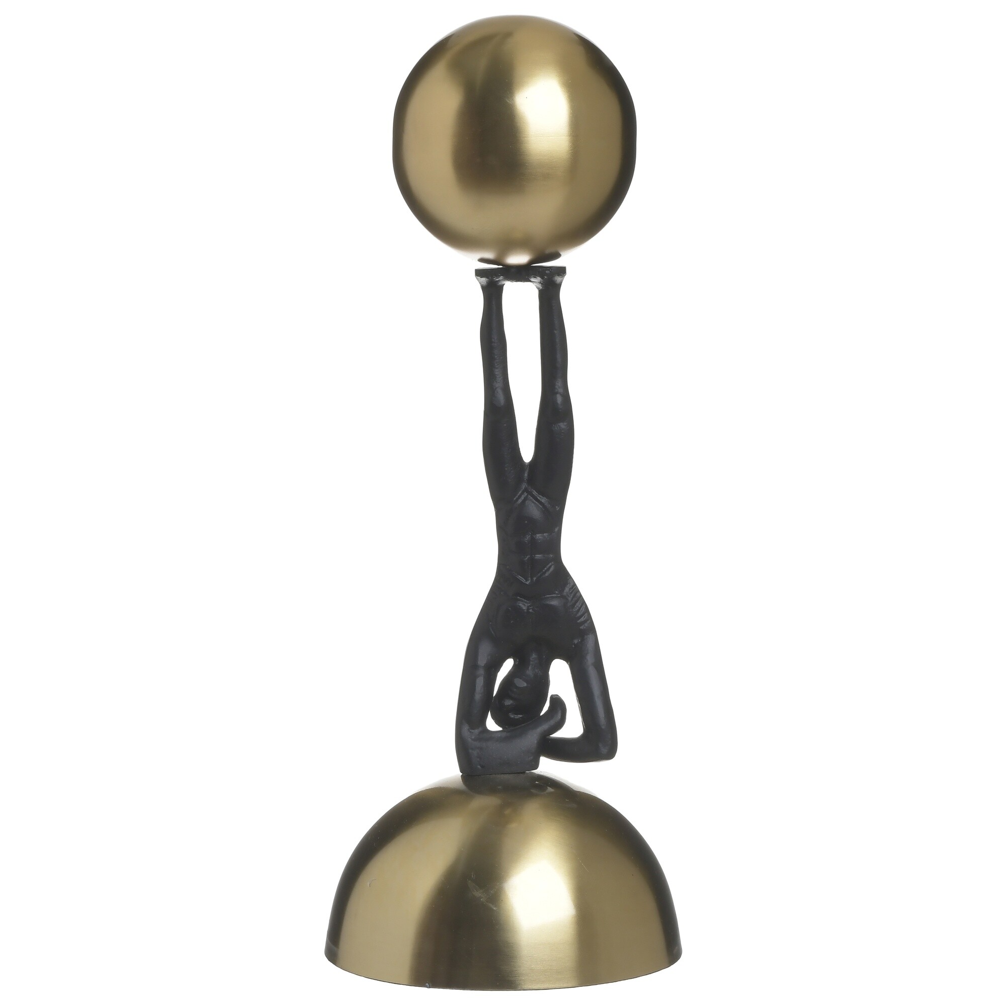 Декор настольный металлический 38х15 см черный, золото Gymnaste 111747