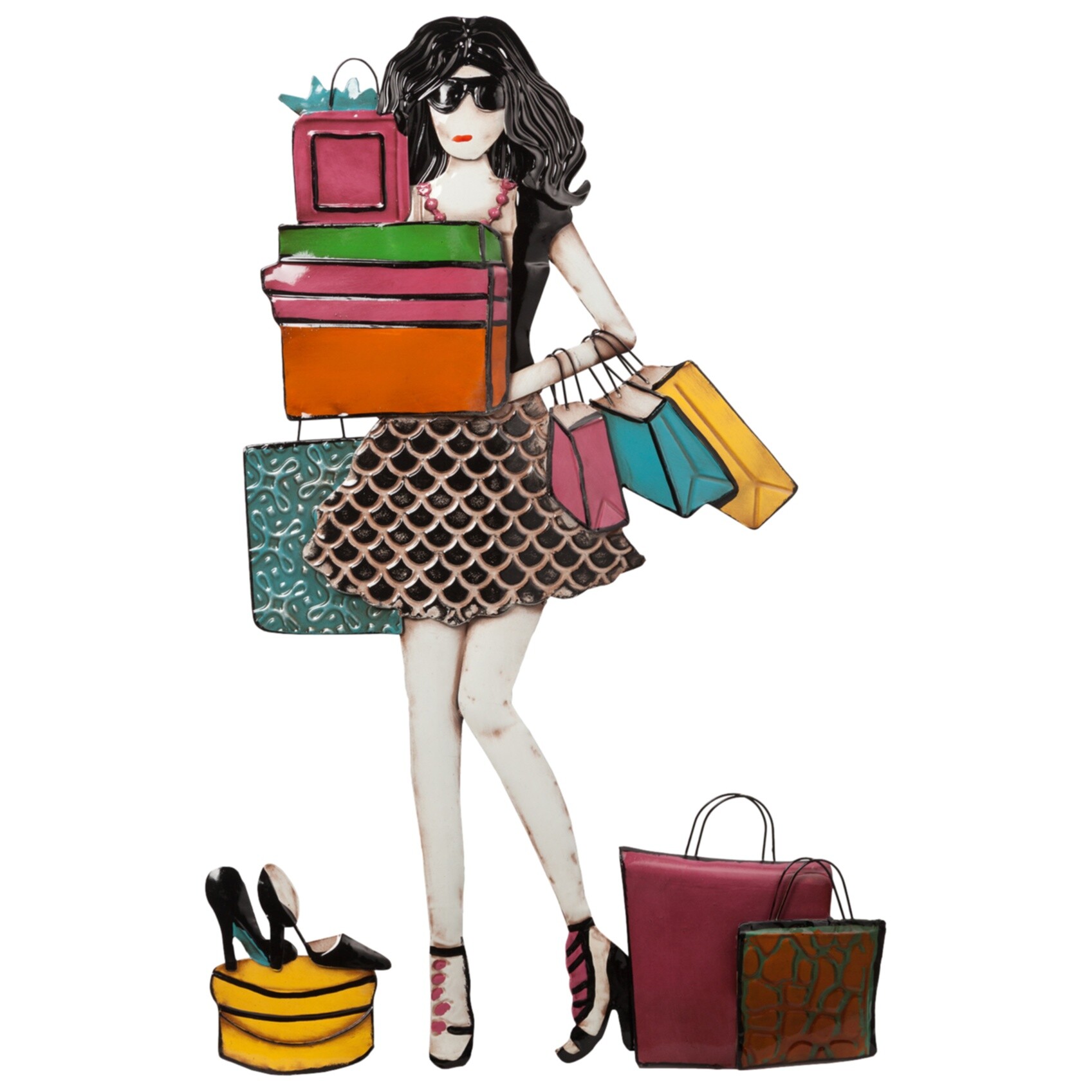 Декоративное настенное панно Shopogolic Girl