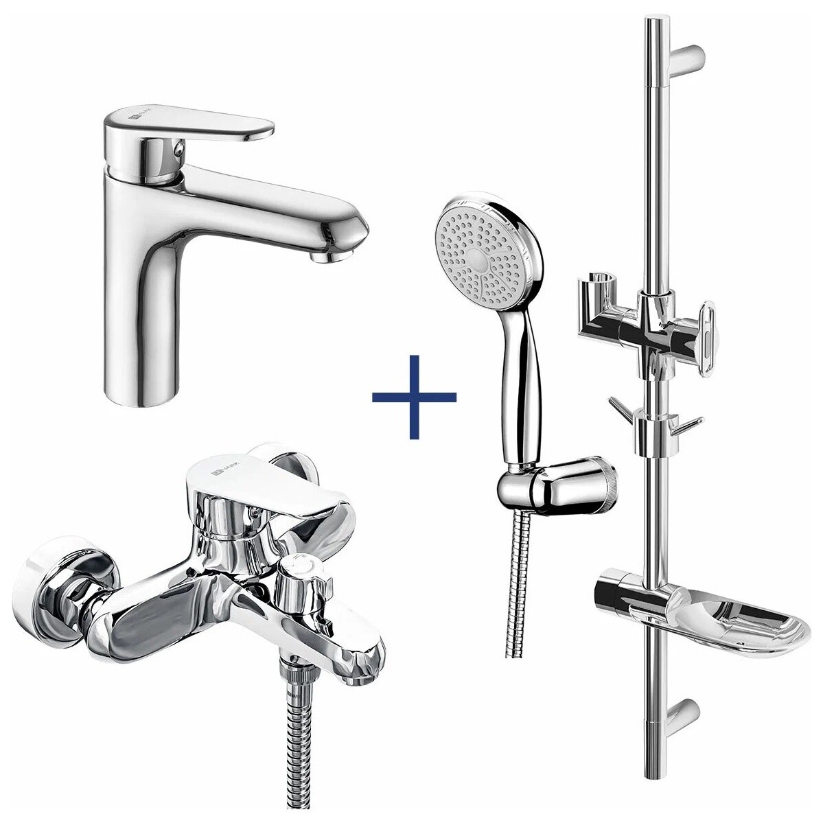 Душевой комплект хром Lemark Point LM0380C 3 в 1