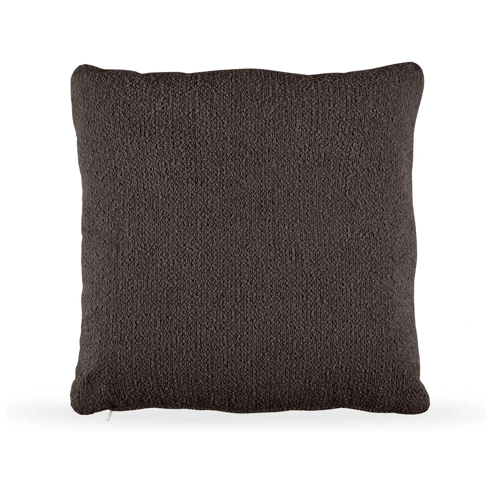 Подушка квадратная 70 см ткань Buckle braun коричневая Fabro