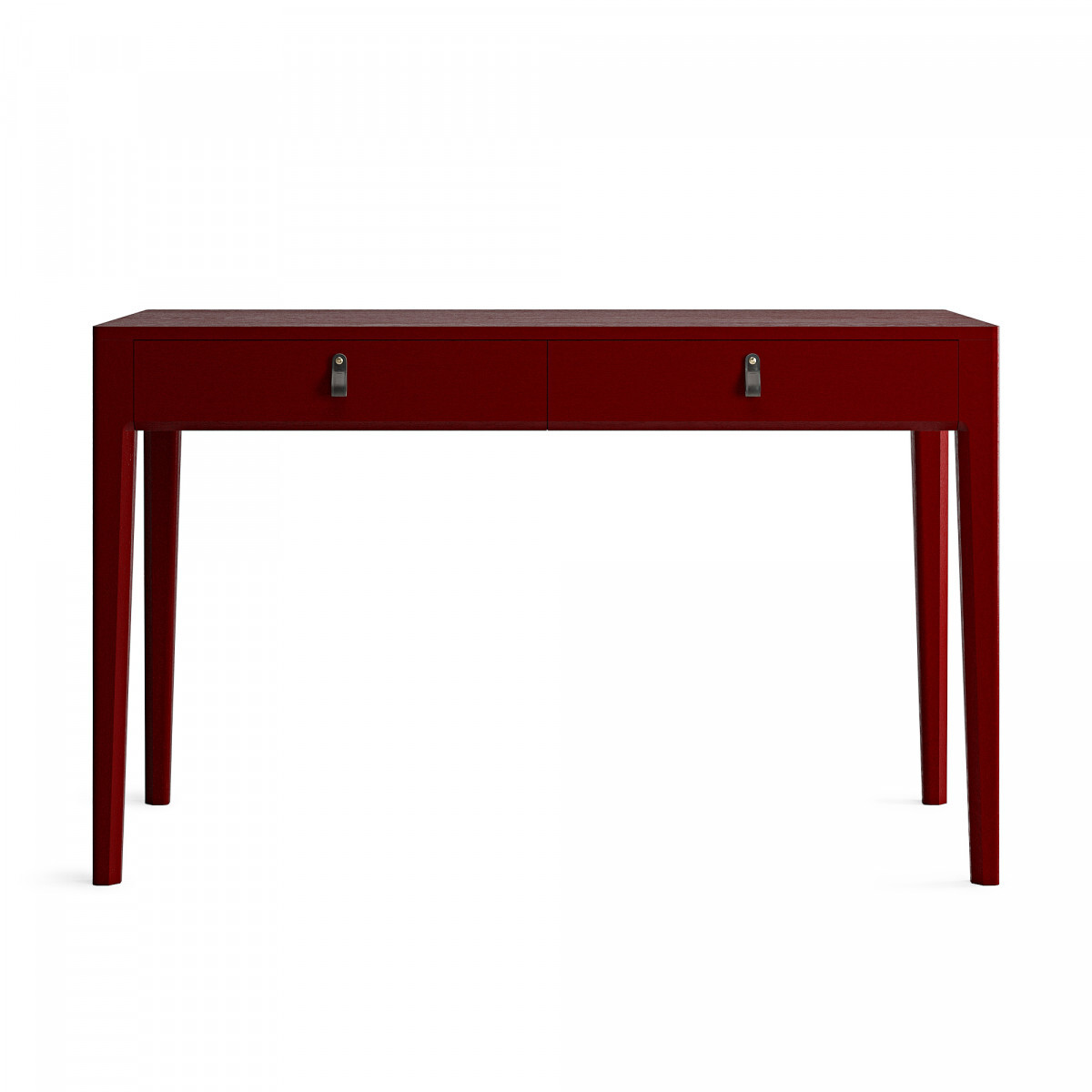 Письменный деревянный стол бордовый CST25