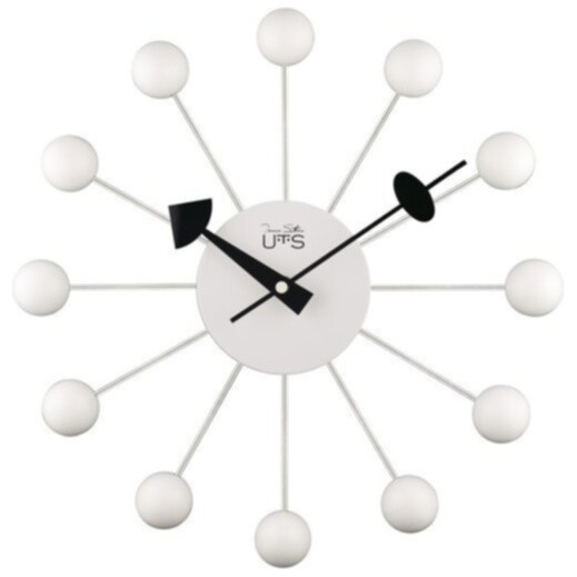 Часы настенные белые Tomas Stern 8031