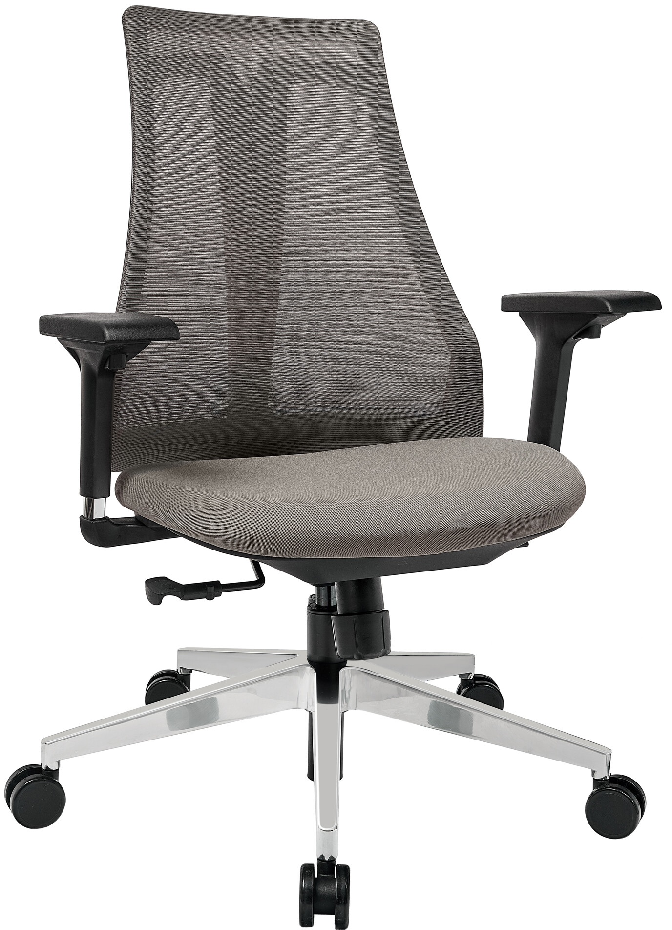 Кресло офисное с пластиковыми подлокотниками хаки Air-Chair