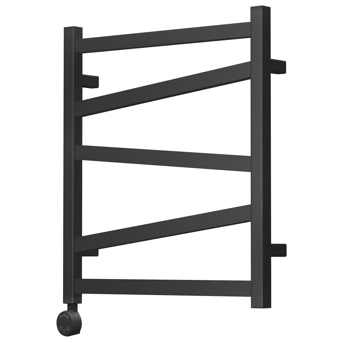 Полотенцесушитель электрический 50х60 см черный Point "Феникс" PN15156BE П5 - изображение 5