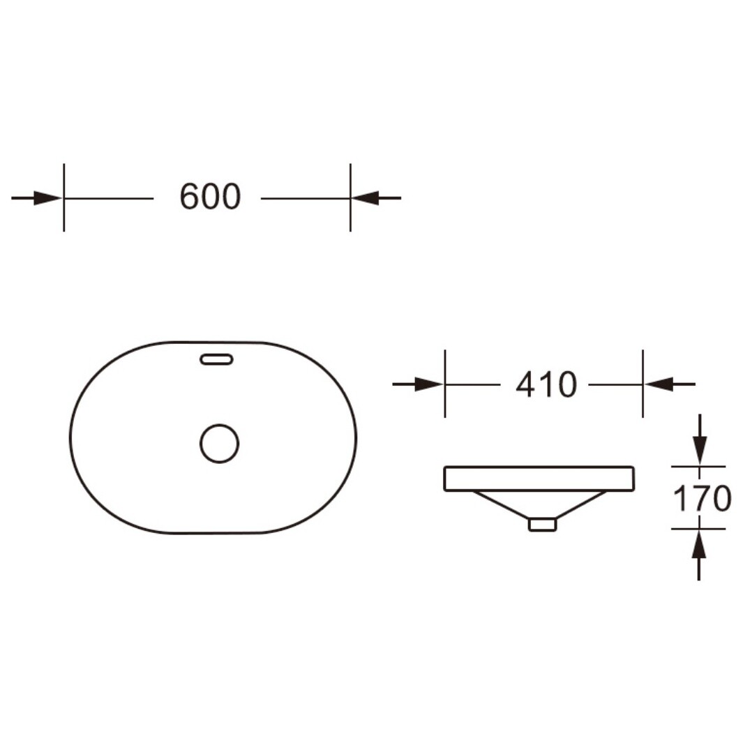 Раковина накладная керамическая овальная с переливом белая Cerutti SPA CR018 - изображение 4