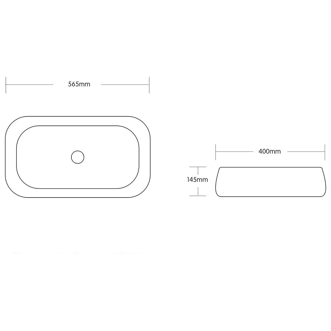 Раковина накладная керамическая прямоугольная мрамор матовый черный Cerutti SPA CR0086 MMB1 - изображение 6
