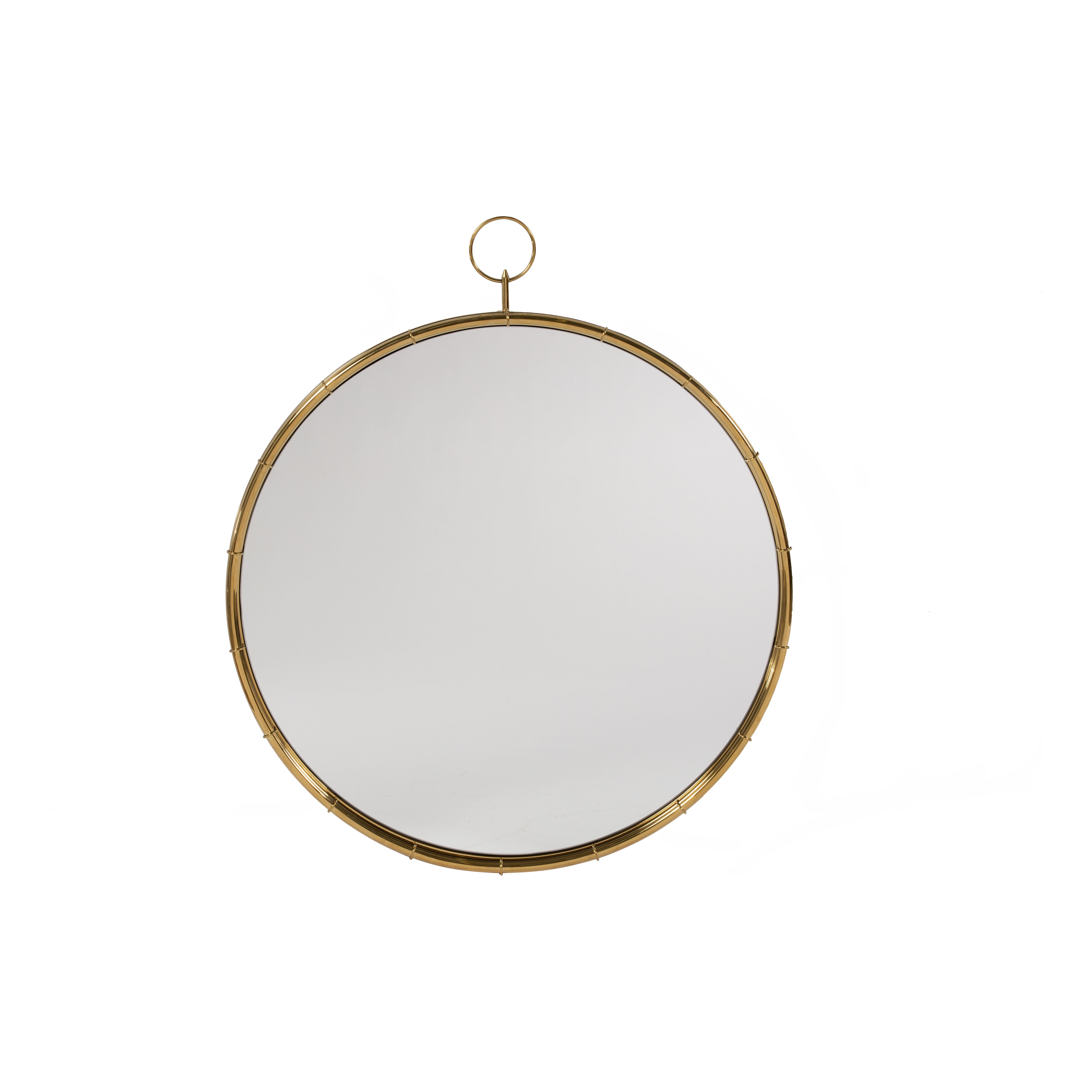 Зеркало металлическое круглое с подвесом &quot;Диана&quot; 76 см
