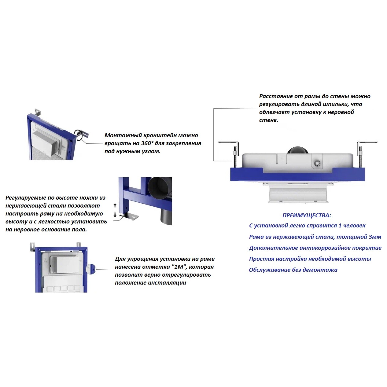 Инсталляция для унитаза Cerutti SPA CT9503 - изображение 5