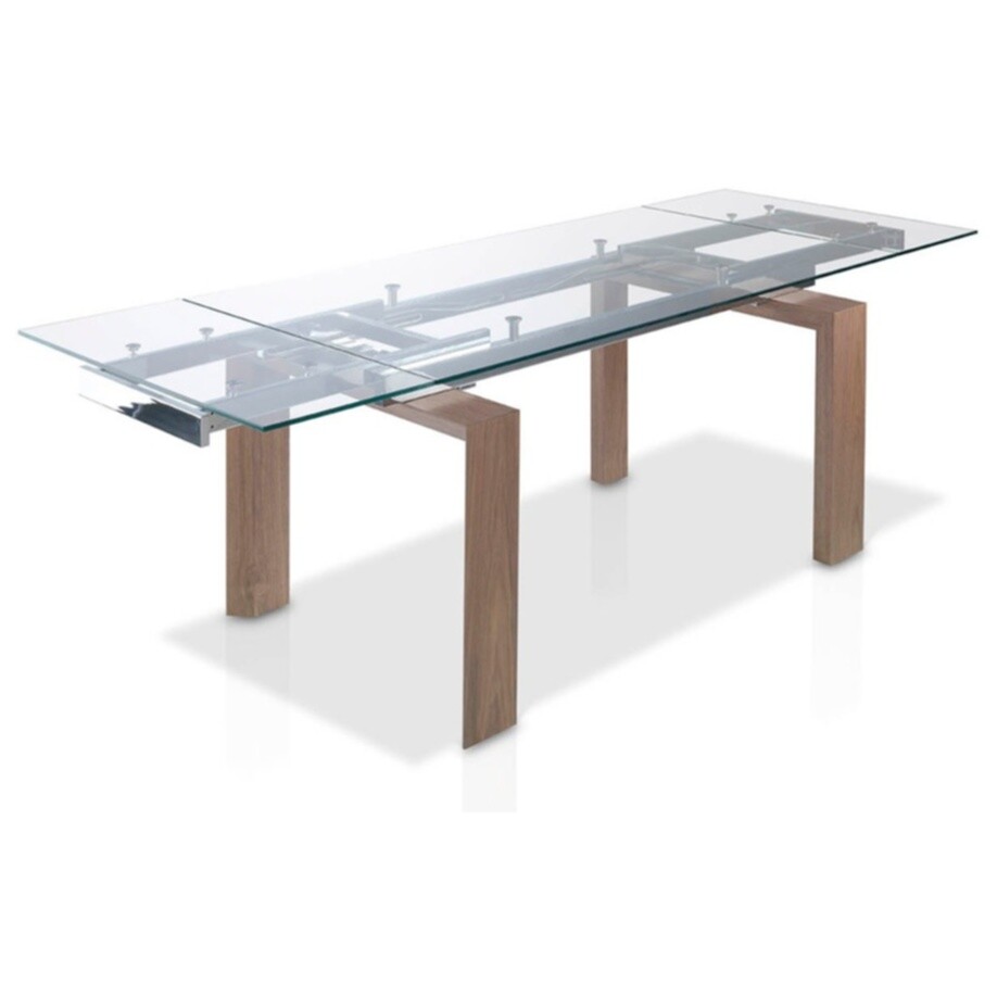 Обеденный стол раздвижной стеклянный 160-240см DT638B от Angel Cerda
