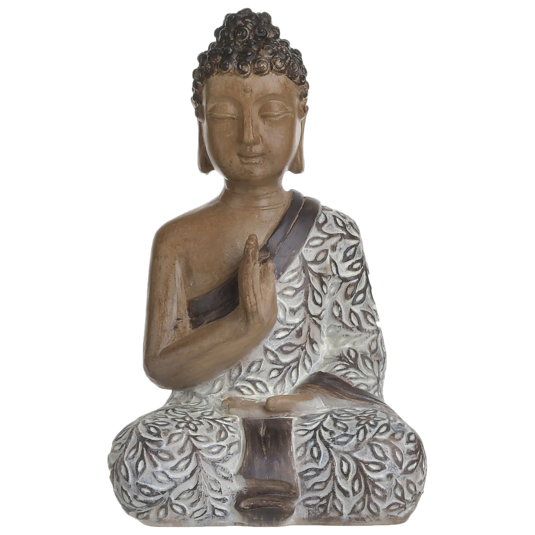 Статуэтка декоративная 23х15 см коричневая, серая Buddha