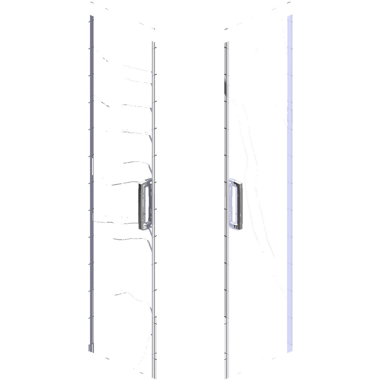 Душевой уголок 90х90 см черный матовый, стекло матовое Stworki "Дублин" - изображение 23