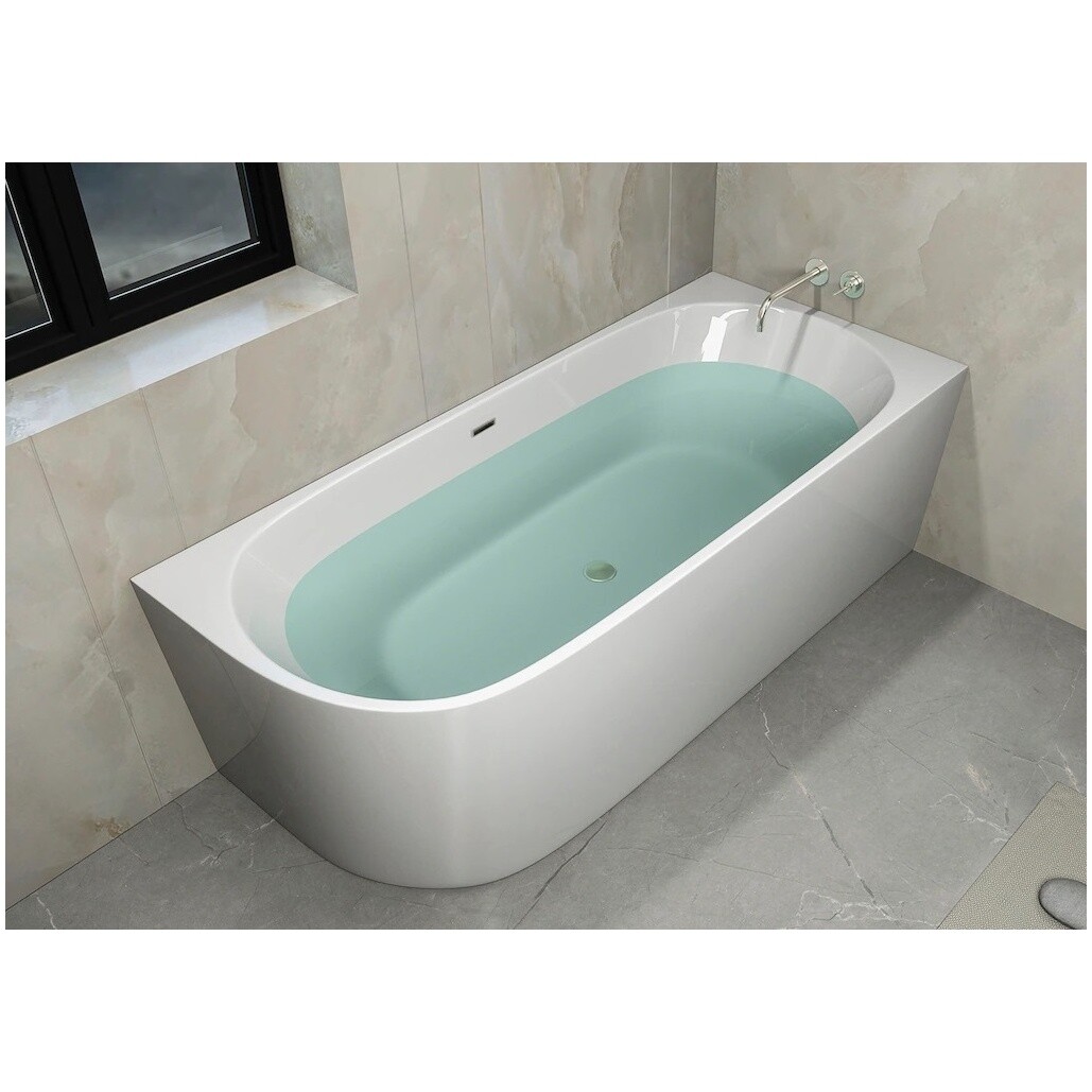 Ванна акриловая 170х75 см приставная белая Ceruttispa AMI R CT10091 - изображение 4