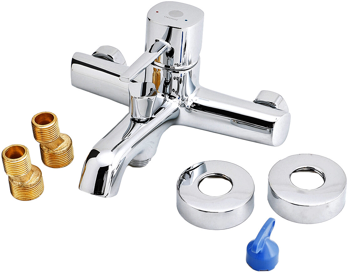 Смеситель для ванны с душем настенный с аэратором хром Stworki "Эстерсунд" ES-03cr - изображение 9