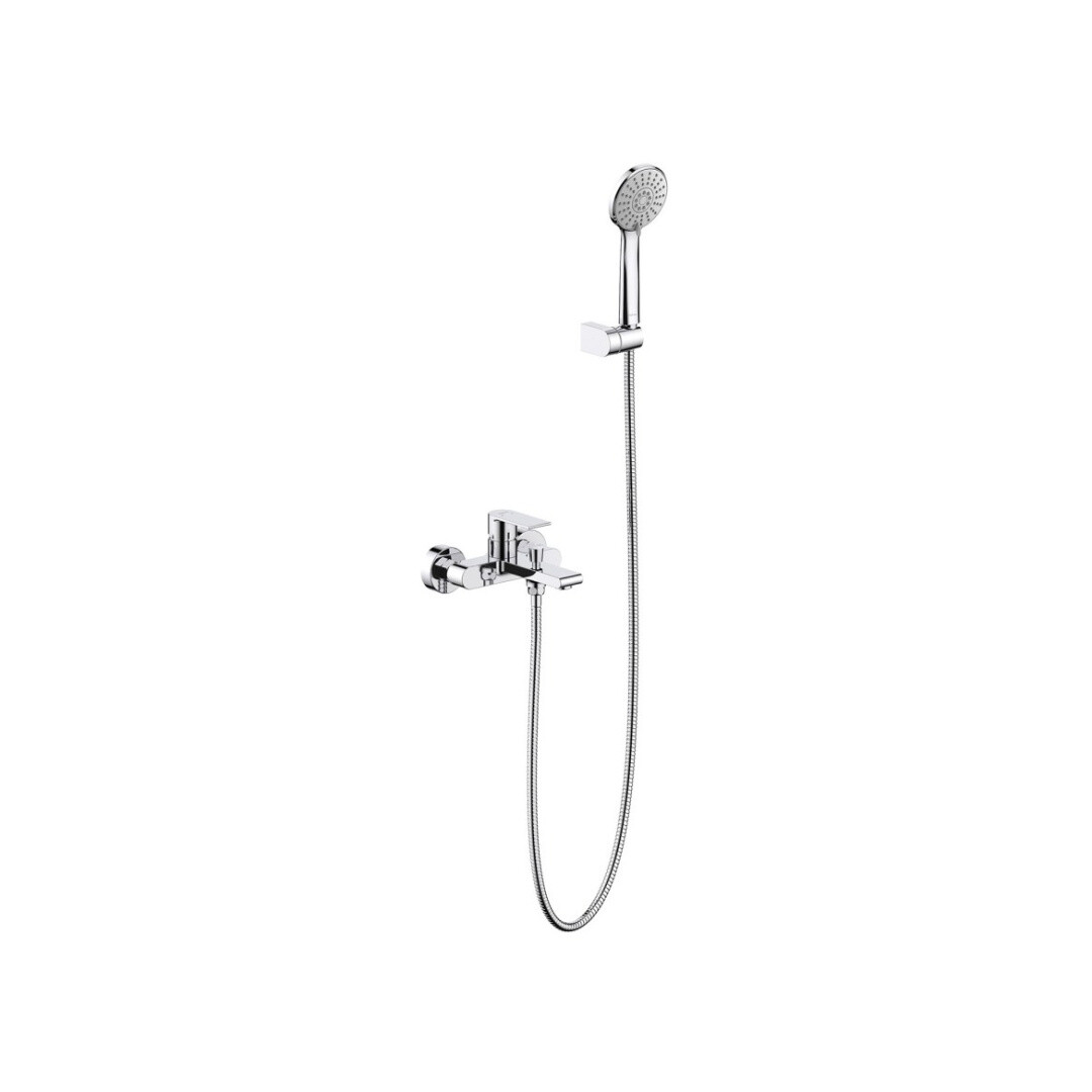 Душевой комплект со смесителем для ванны хром Aquatek &quot;Лира&quot; AQ1449CR