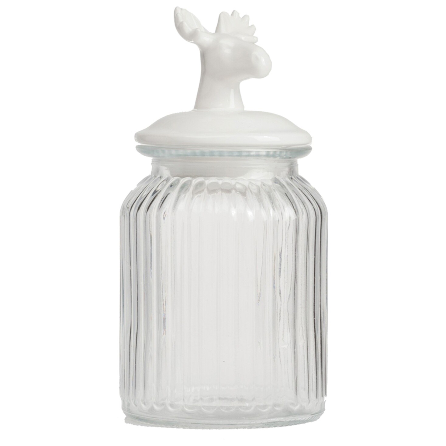 Декоративная банка с крышкой Deer Средняя