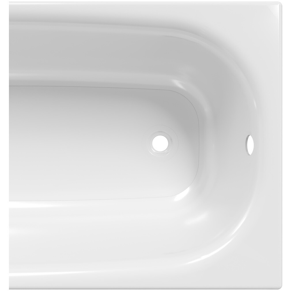 Ванна акриловая 170x70 см белая Diwo "Анапа" Щ0000055220, Щ0000048583 - изображение 13