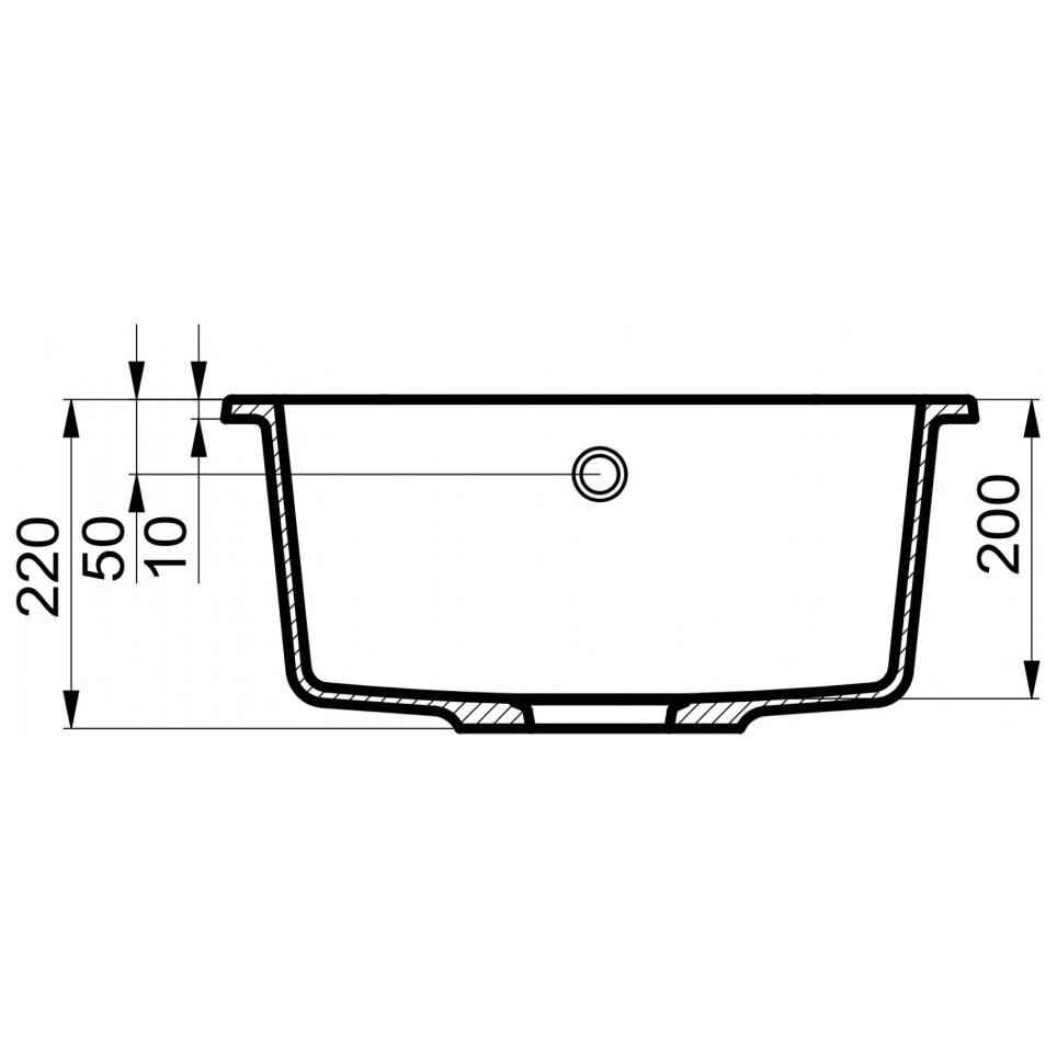 Мойка кухонная серый металлик Milacio Navarra 60 Cuarzo MC.77073 - изображение 4