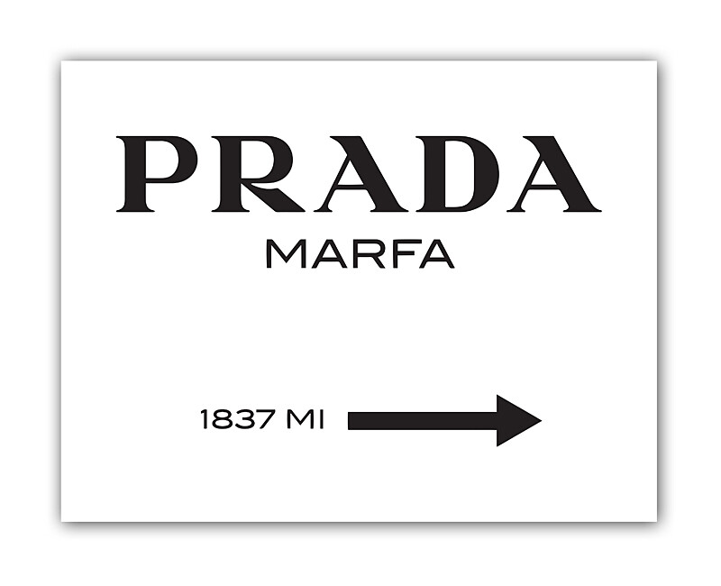 Постер Prada Marfa А4